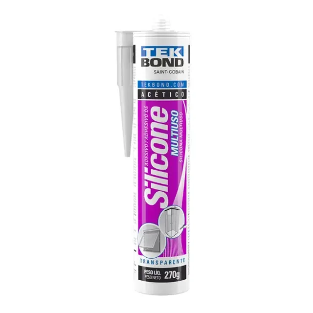 Silicone multiuso Tek Bond à venda na Service Obra & Lar, no Sudoeste, Brasília